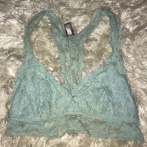 Light blue aerie lace blue bralette
